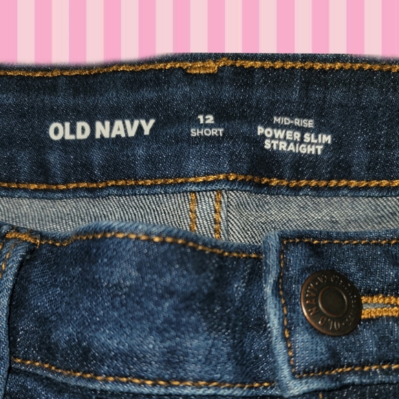 Old navy women's power slim straight midrise jeans - Picture 4 of 4